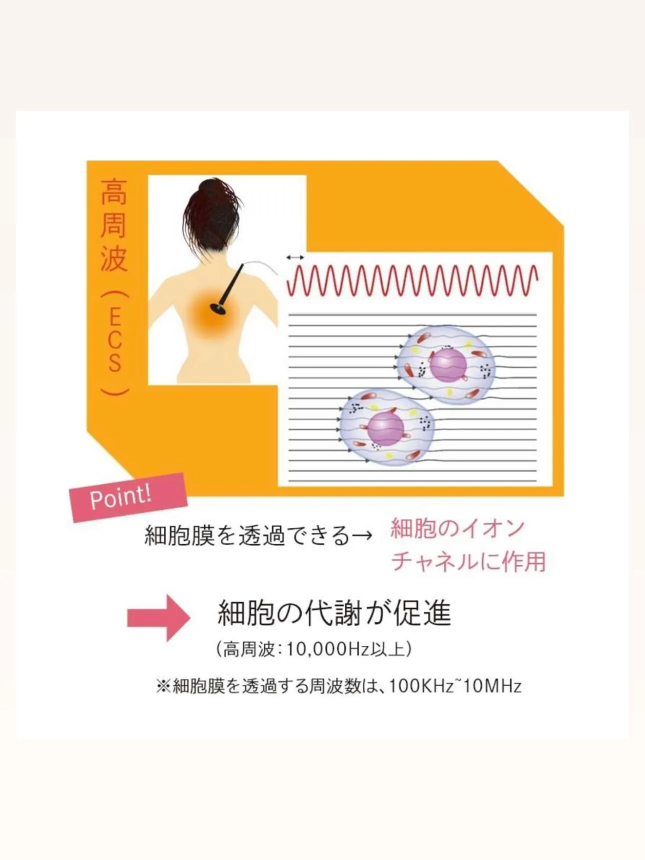 WINBACK 4はアメリカFDA承認を取得している高周波温...