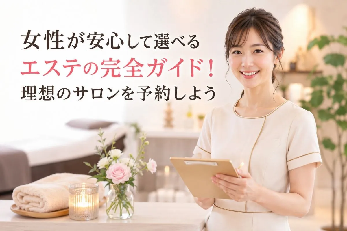 女性が安心して選べるエステの完全ガイド!理想のサロンを予約しよう